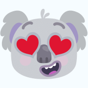 Влюбленная коала