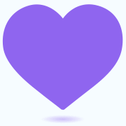 Пурпурное сердечко